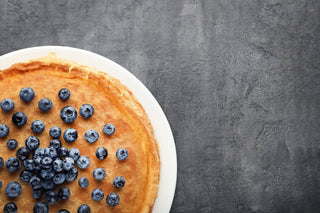 Pfannkuchen mit Blaubeeren