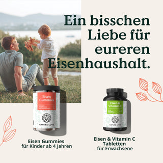 Eisen - Family-Set Produkte von Nature Love für Kinder und Erwachsene