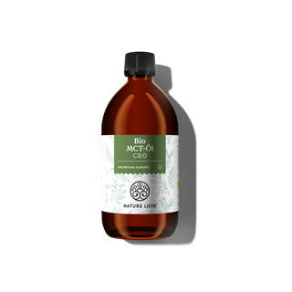 Bio MCT-Öl C8 von Nature Love, reich an C8-Fettsäuren - perfekt für eine Keto-Diät