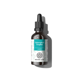 Chlorophyll Tropfen von Nature Love, vegan Alfalfa-Extrakt