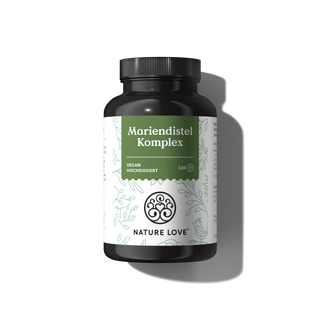 Mariendistel Komplex Kapseln von Nature Love, die 120 vegane hochdosierte Kapseln