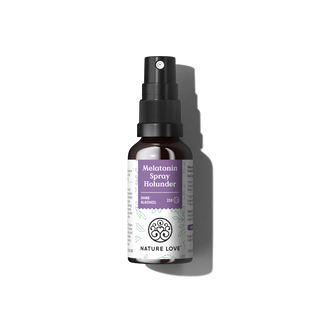 Melatonin Spray von Nature Love - Holunder / 30 ml für 105 Nächte