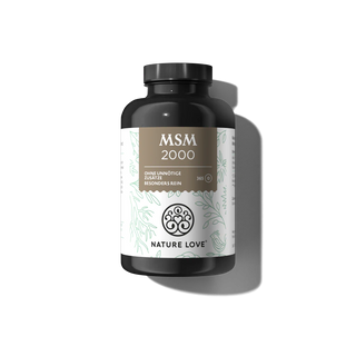MSM 2000 Tabletten von Nature Love - 365 Tabletten für 6 Monate