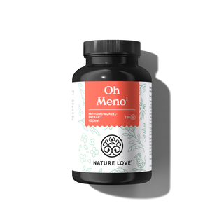 Oh Meno Kapseln von Nature Love, 120 vegane Kapseln Yamswurzelextrakt, B-Vitamin