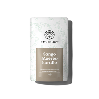 Nature Love Sango Meereskoralle Pulver Kalzium und Magnesium aus Okinawa